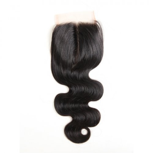 Brazilian Body Wave Hair Closure 4x4 Swiss Lace Closure Free Part
