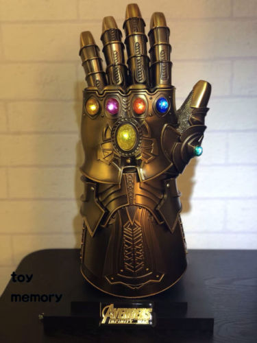 Avengers Infinity War Thanos 1:1 FULL METAL Infinity Gauntlet Infinity stones 