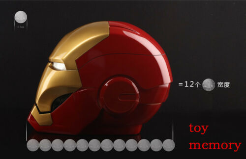 Iron Man Resin 1/1 MK7 1:1 Head Fashionable Decoration Piggy Bank Red In stock
