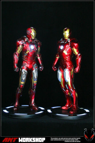 Avengers Iron Man MK7 Mark7 1/2 Scale Full body image Ploystone Statue Scale