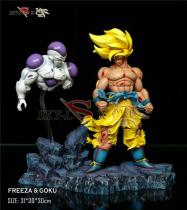SKY-MRC DBZ DragonBall Z SSJ Goku VS Frieza Resin statue figures