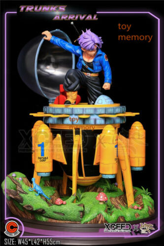MRC&XCEED DragonBall Z DBZ TIME MACHINE Torankusu-Trunks Resin statue In stock