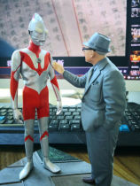 Eiji Tsuburaya and Ultraman 1/12 poly Stone Statue Figure NO signature NO number
