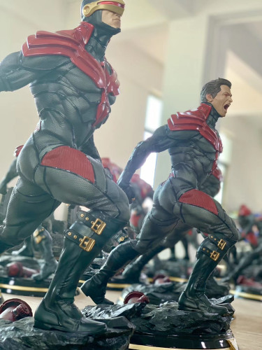 In Stock Private Custom Cyclops 1/4 Scale Ploystone Statue with 2 heads