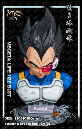 MRC DragonBall Z DBZ Life-Size Vegeta Bust 59*49*100cm Resin Statue In stock