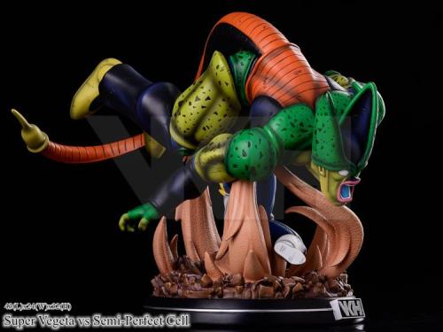 DBZ VKH Vegeta VS Cell Resin statue Figure DBZ DragonBall Z COA pre sale