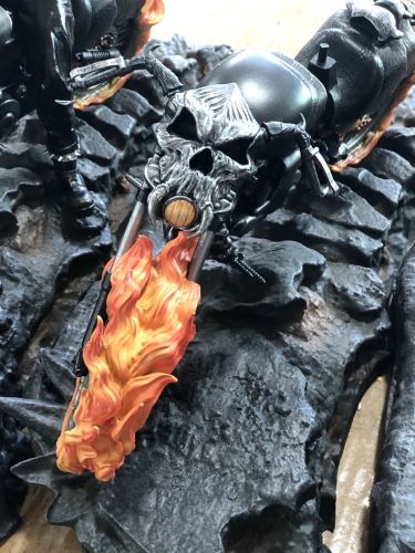 Private Custom Ghost Rider 1/10 Scale Ploystone Statue In stock
