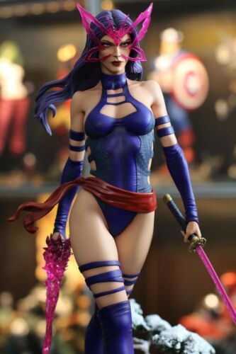 In stock  Private Custom X-Men Psylocke 1/4 Scale Ploystone Statue Only one in stock