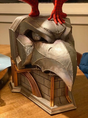 Private Custom The Avengers Spider-Man 1/4 Scale Ploystone Statue