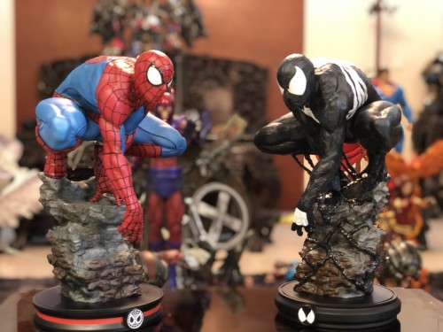 pre order Private custom Spiderman venom Black Spider-Man 1/2 scale POLYSTONE Resin statue Figurine