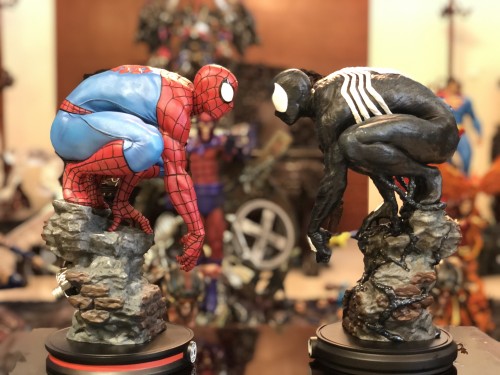 pre order Private custom Spiderman venom Black Spider-Man 1/2 scale POLYSTONE Resin statue Figurine