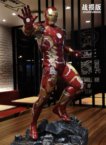 In Stock iron Man mk43 Mark43 1/4 Resin statue private order 50cm Marvel Universe Avengers