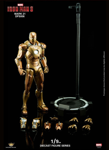 King Arts DFS006 Diecast Marvel Iron Man Mark43 MK43 1/9 Scale Figure-NEW
