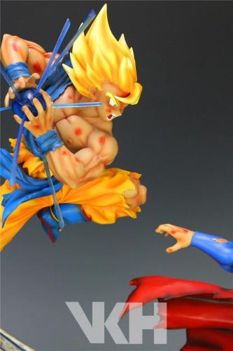 VKH DBZ Dragon Ball Z SSJ Goku VS Superman figure Resin statue In stock