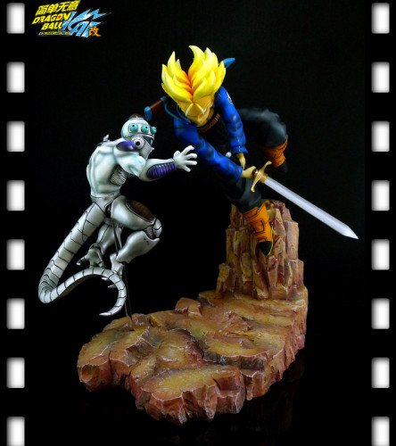VKH DBZ Dragon Ball Z SSJ Trunks VS Frieza figure Resin statue In stock