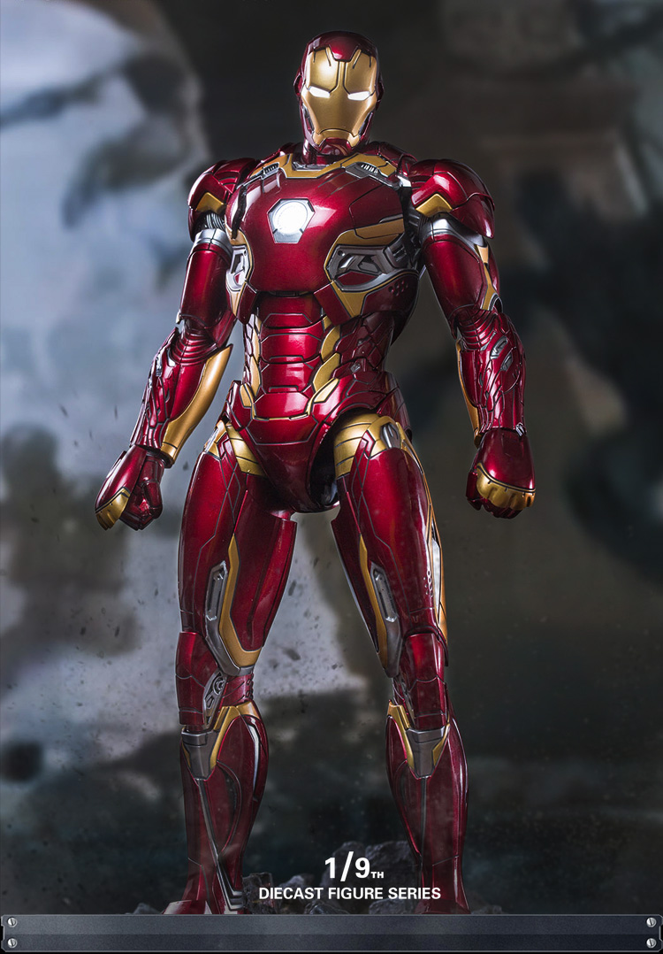 King Arts DFS014 Diecast Marvel Iron Man Mark45 MK45 1/9 Scale Figure