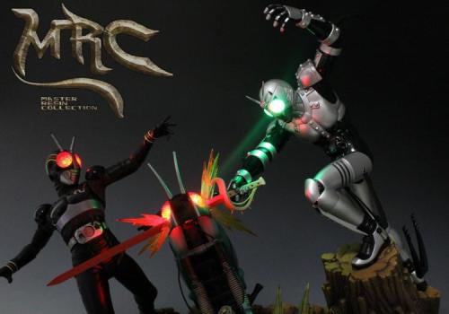 MRC&XCEED Masked Rider Shadow Moon VS DECADE figure Resin statue In stock