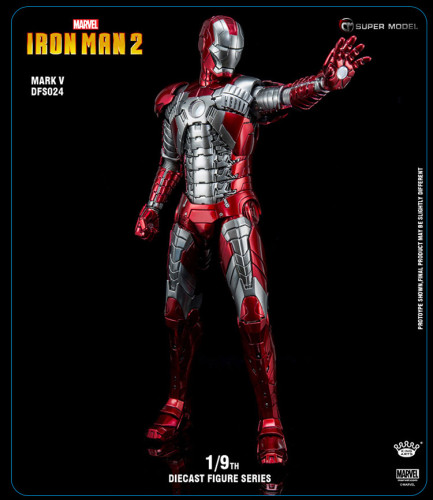 King Arts DFS024 1/9 Iron Man 3 MK5 Mark5 Diecast Figure DOll Action Figure 