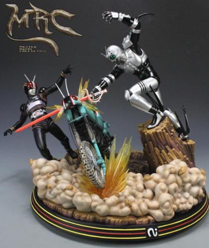 MRC&XCEED Masked Rider Shadow Moon VS DECADE figure Resin statue In stock