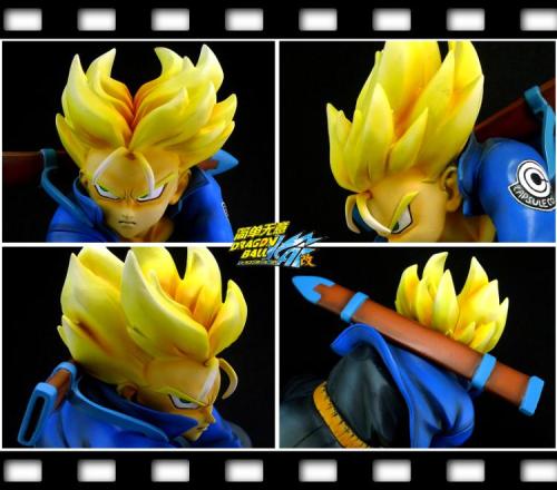Vkh Dbz Dragon Ball Z Ssj Trunks Vs Frieza Figure Resin Statue