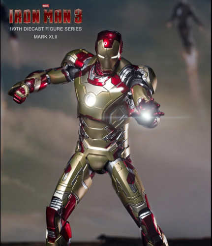 King Arts Diecast Marvel Iron Man Mark42 MK42 1/9 Scale Figure-NEW