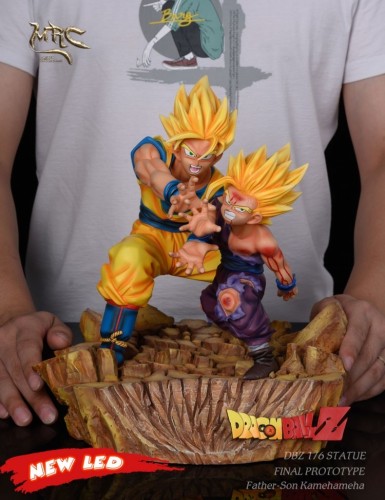 MRC DBZ Dragon Ball Z GOKU Gohan figure combat LED Resin statue pre order