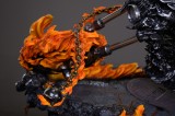 In stock Private Custom Ghost Rider 1/4 Scale Ploystone Statue Two Head Custom-made Led Light New