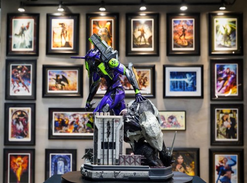 pre order  Private order NEON GENESIS EVANGELION  EVA EVANGELION-01  Polystone Statue EX version