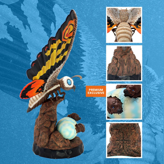In stock  Godzilla Tokyo S.O.S.モスラ Mothra polystone Statue EX Premium Scale-NEW