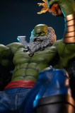 In stock  Private Custom Hulk on Throne 1/4 Scale Ploystone Statue