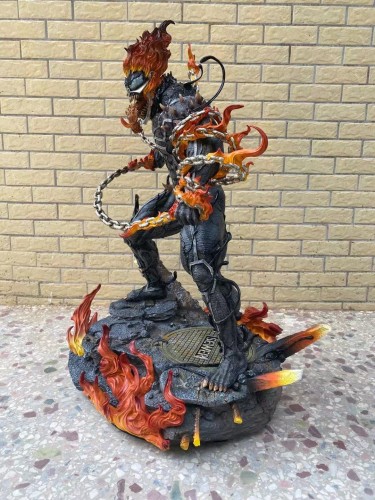 In stock Marvel Private Custom Venom Ghost Rider 1/4 Scale Polystone Statue