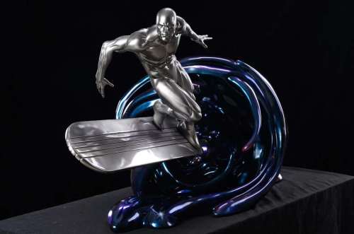 In stock Private Custom Fantastic Four Silver Surfer 1/4 Scale Ploystone Statue figure