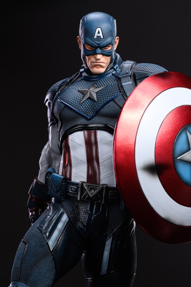 In stock Polystone Captain America 1/4 statue Avengers: Endgame Head carving painting