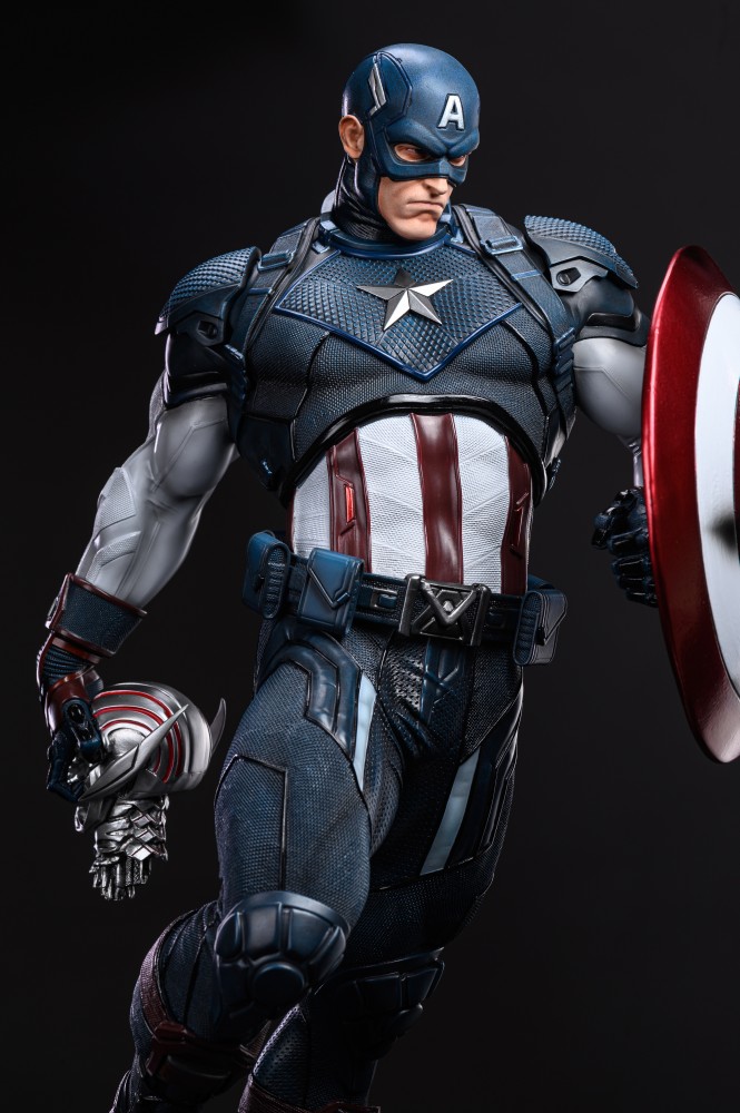 In stock Polystone Captain America 1/4 statue Avengers: Endgame Head carving painting