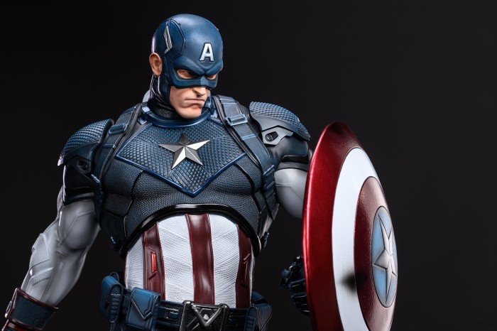 In stock Polystone Captain America 1/4 statue Avengers: Endgame Head carving painting