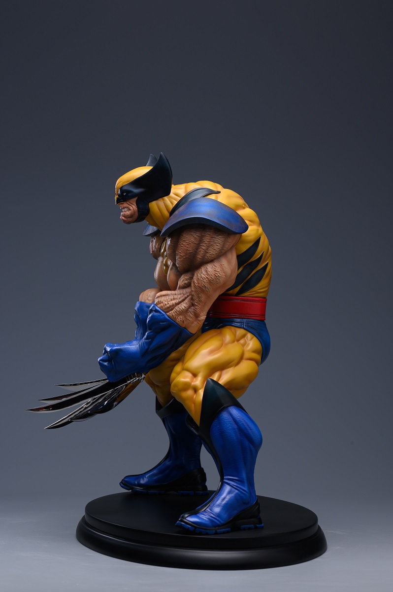 In Stock Marvel X-Men Wolverine 3PCS heads 1/4 Private Custom Polystone Statue 