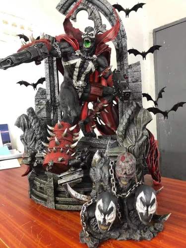 In stock Private Custom Spawn 1/4 Scale Ploystone Statue 4 PCS Head
