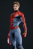 In stock  Private custom Marvel Spiderman 1/4 Polystone Statue 3PCS Head full body portrait