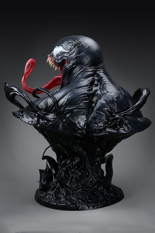 In stock  Marvel venom 1/1  Scale bust Polystone Resin Statue figure