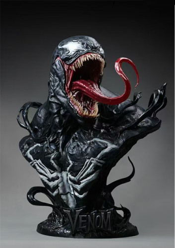 In stock  Marvel venom 1/1  Scale bust Polystone Resin Statue figure