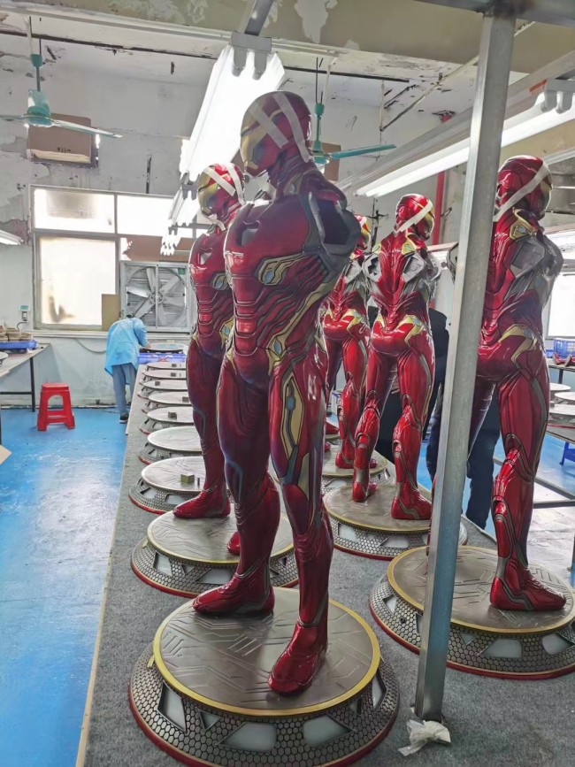 In Stock Private Custom Marvel Iron Man MK50 Mark50 1/2 Scale full body portrait Polystone Statue