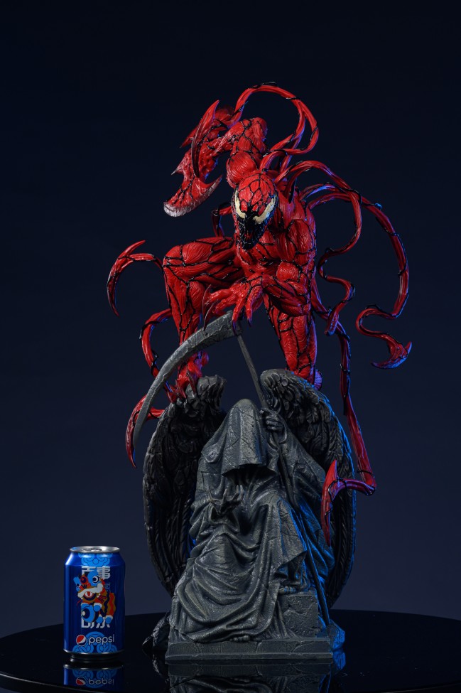 in stock Private Custom Marve Carnage 1/4 Scale Polystone Statue with 5 heads