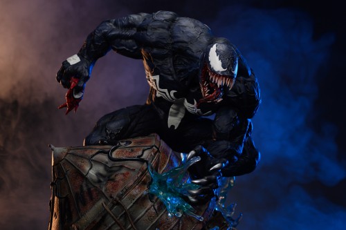 In stock Marvel bucket Venom 1/4 scale Polystone LED statue PRE PRDER