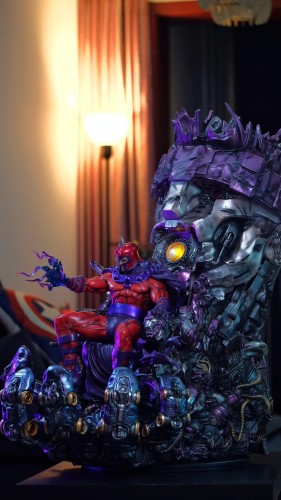 In stock Marvel X-Men MAGNETO THRONE 1/4 SCALE Polystone Statue figure