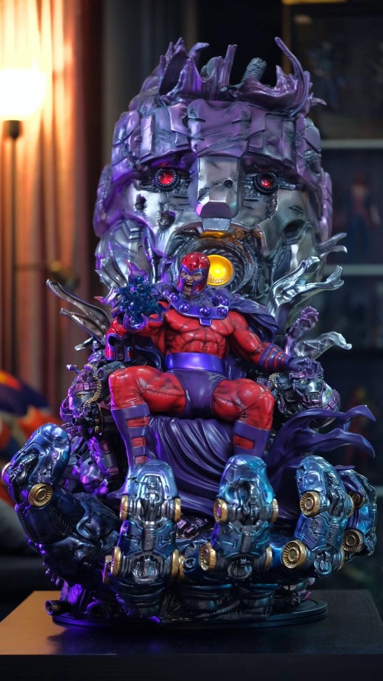 In stock Marvel X-Men MAGNETO THRONE 1/4 SCALE Polystone Statue figure