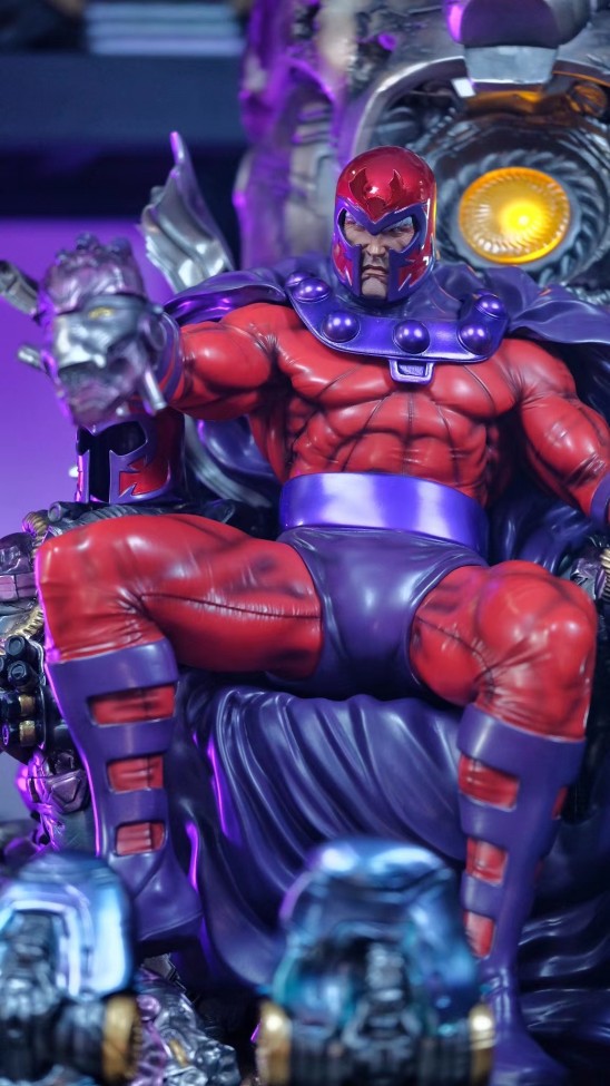 In stock Marvel X-Men MAGNETO THRONE 1/4 SCALE Polystone Statue figure