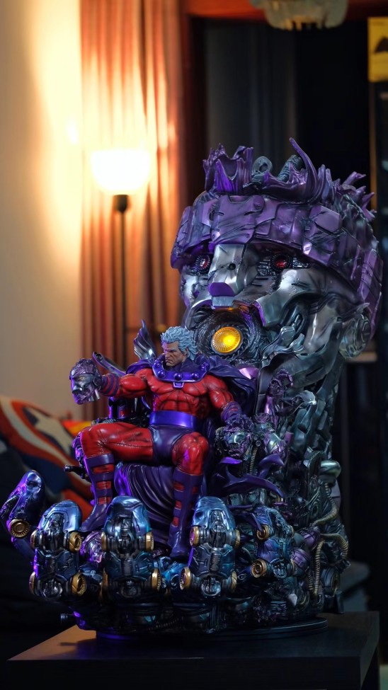 In stock Marvel X-Men MAGNETO THRONE 1/4 SCALE Polystone Statue figure