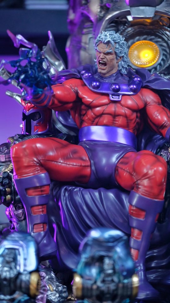 In stock Marvel X-Men MAGNETO THRONE 1/4 SCALE Polystone Statue figure
