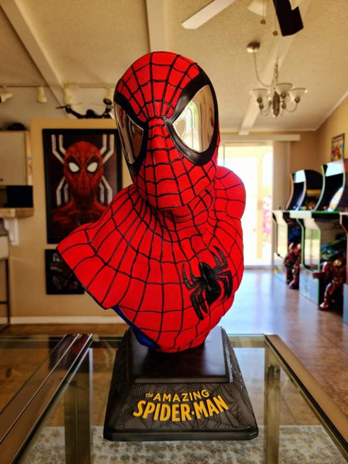 PRE ORDER Private Custom NMK spiderman Spider-Man 1/1 Scale bust Polystone Statue 