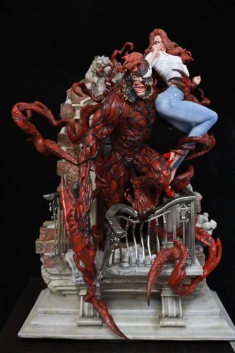 PRE ORDER Private Carnage Mary Jane 1/4 Scale Polystone Statue 3PCS Head 